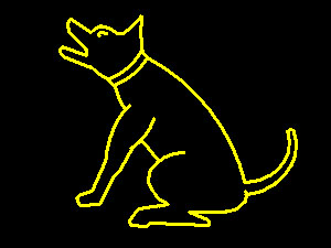 Barks!